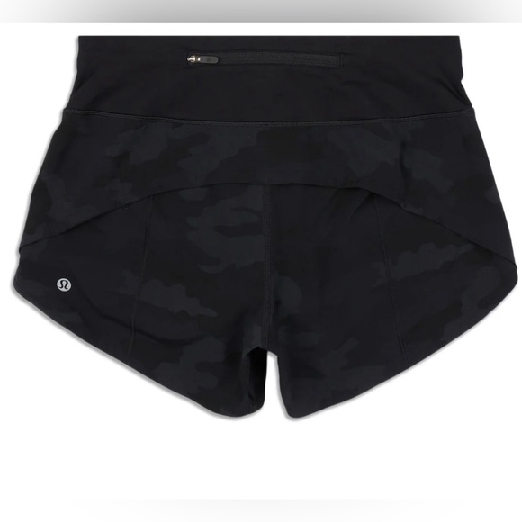 lululemon athletica Pants - EUC Lululemon Speed Up Mid-Rise Lined Short Black Camo size 6 tall